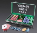Zestaw do Pokera firmy Piatnik Alu-Case - 300 żetonów 14g