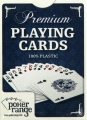 Karty pokerowe Poker Range - Premium czerwone 100%25 plastik