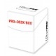 Ultra Pro - Pro 100+ Deck Box White