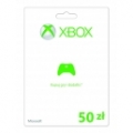 Karta Microsoft Xbox Live 50zł X360